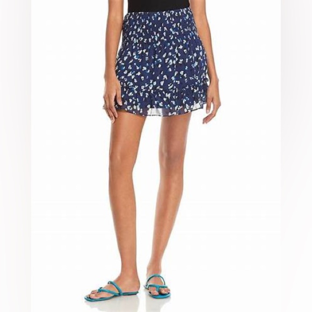 Aqua Smocked Skirt